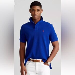 Polo Ralph Lauren Classic Fit Mesh Polo Shirt Men’s Size XXL Royal Blue